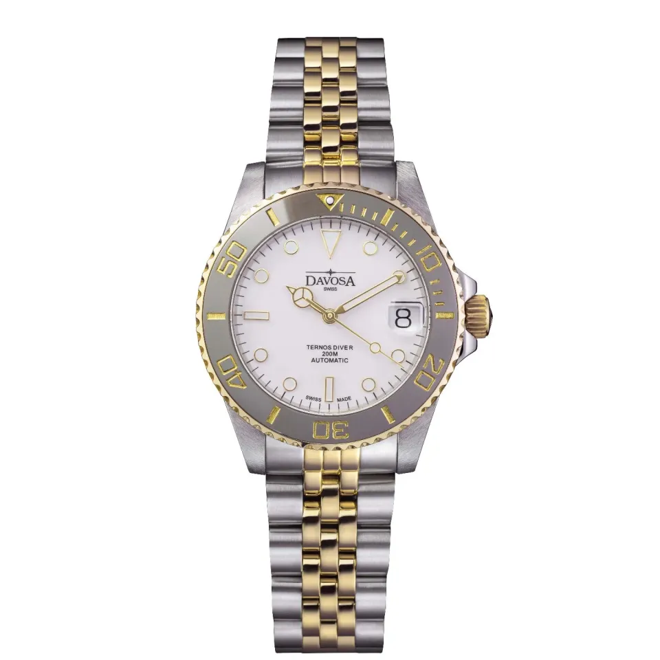 DAVOSA Ternos Medium automatisk klokke 36,5 mm for smalt håndledd