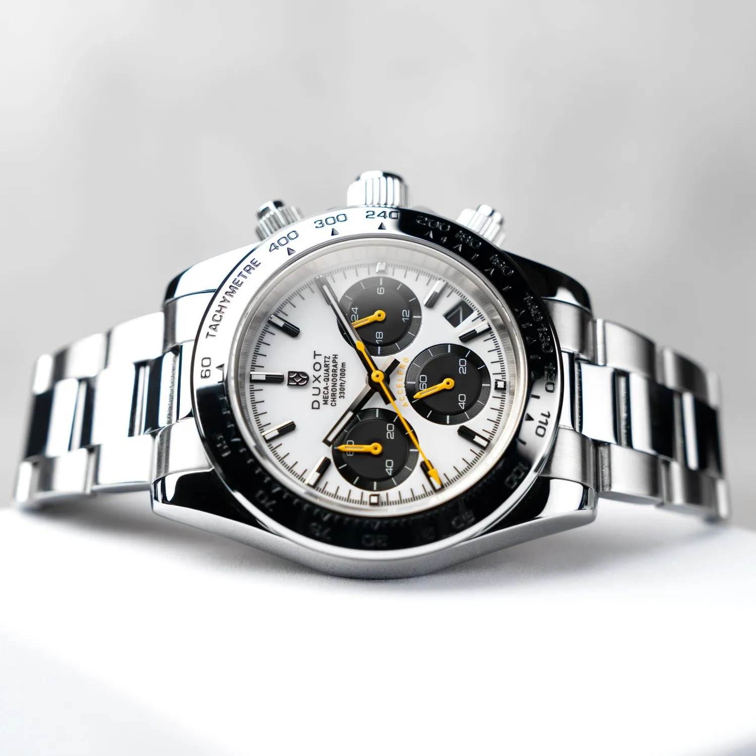 Duxot Accelero Chronograph Star White kronograf 40 mm