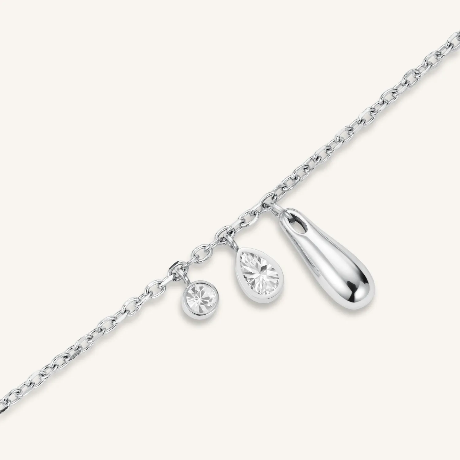 Rosefield Charms Bracelet armbånd gull justerbart