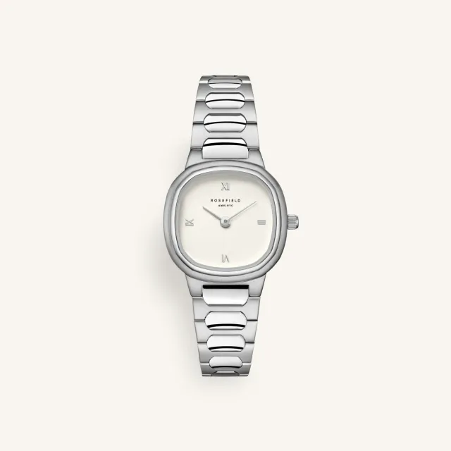Rosefield Gaia XS Silver klokke sølv 25 mm