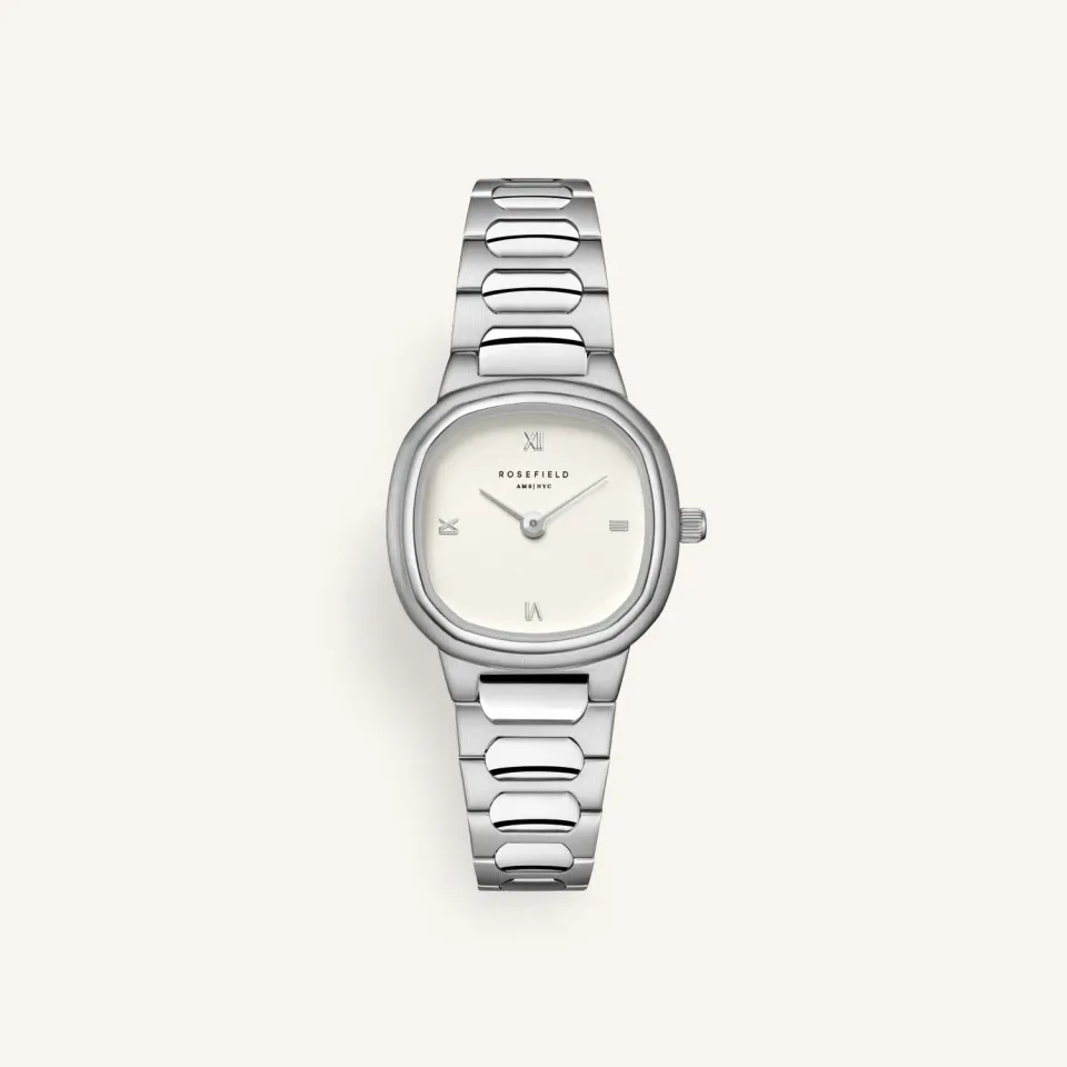 Rosefield Gaia XS Silver klokke sølv 25 mm