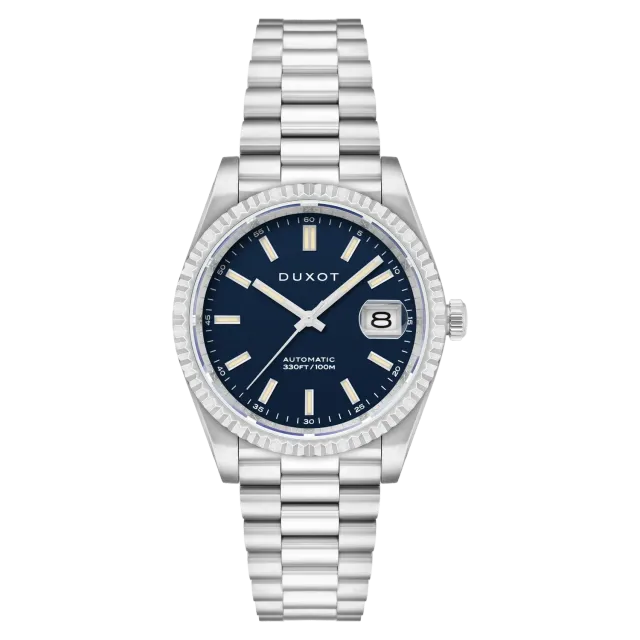 Duxot Marcel Automatic klokke Buccaneer Blue 40 mm automatisk