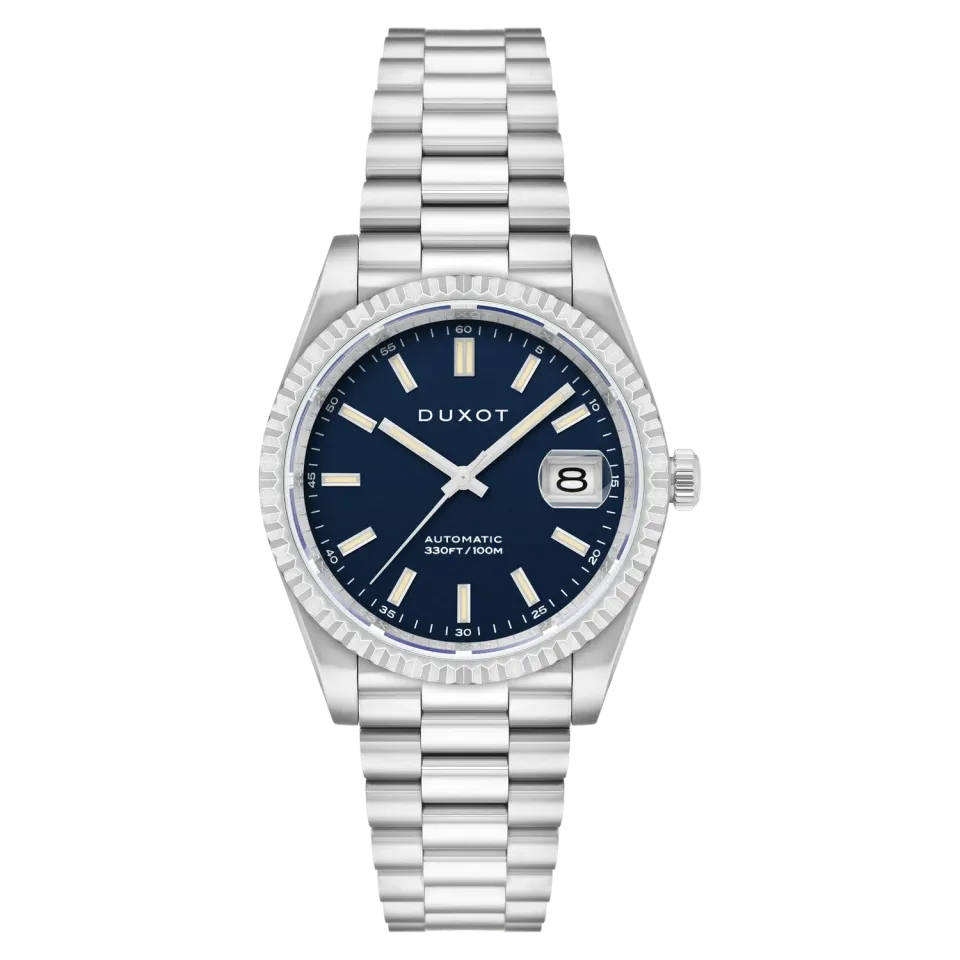 Duxot Marcel Automatic klokke Buccaneer Blue 40 mm automatisk