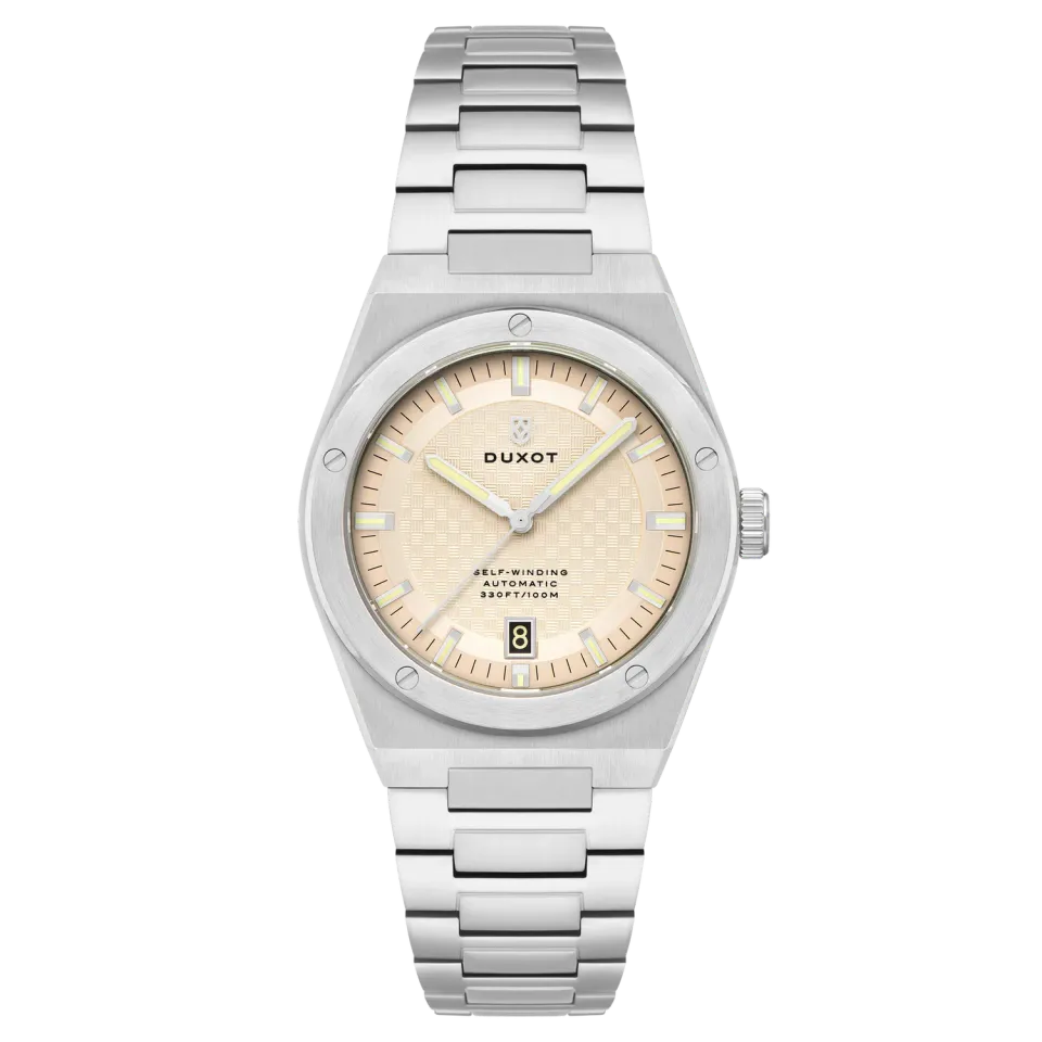Duxot Bastia Warm Grey automatisk klokke grå