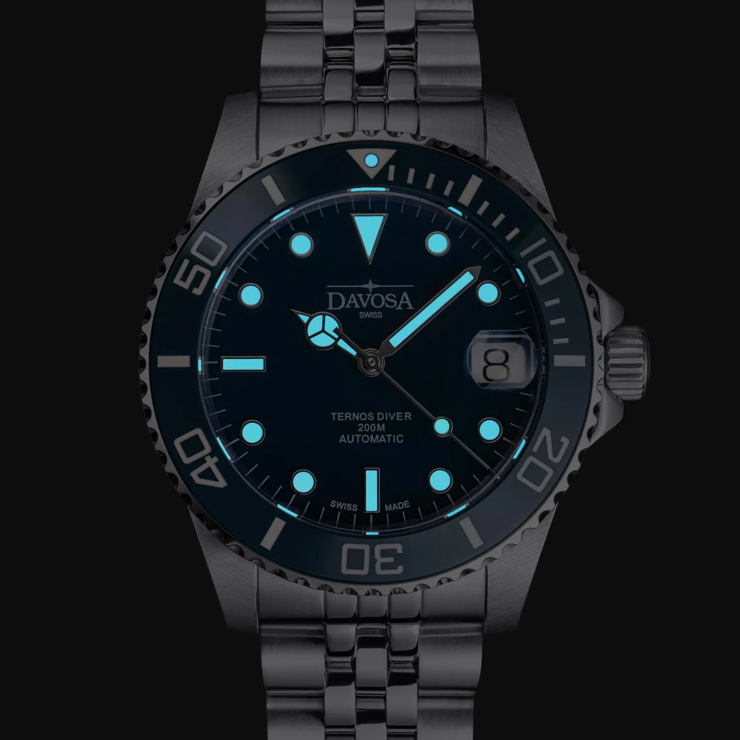 DAVOSA Ternos Medium automatisk dykkerklokke 36,5 mm