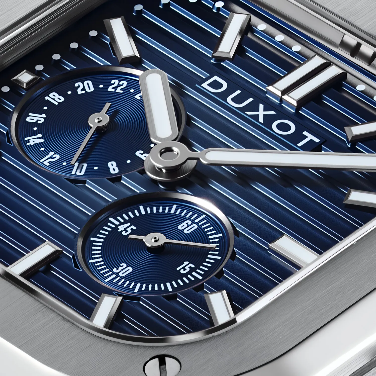 Duxot Quadrata 24 Hour klokke Aqua Luxe 42 mm