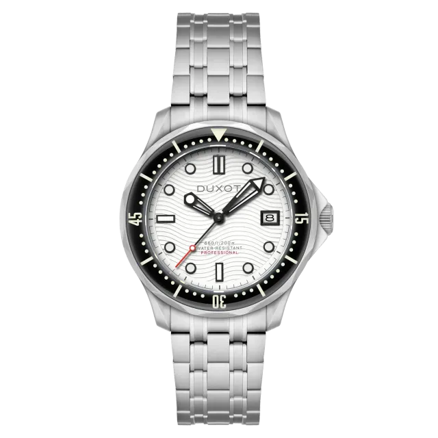 Duxot Henri Diver Automatic klokke Matt Silver automatisk