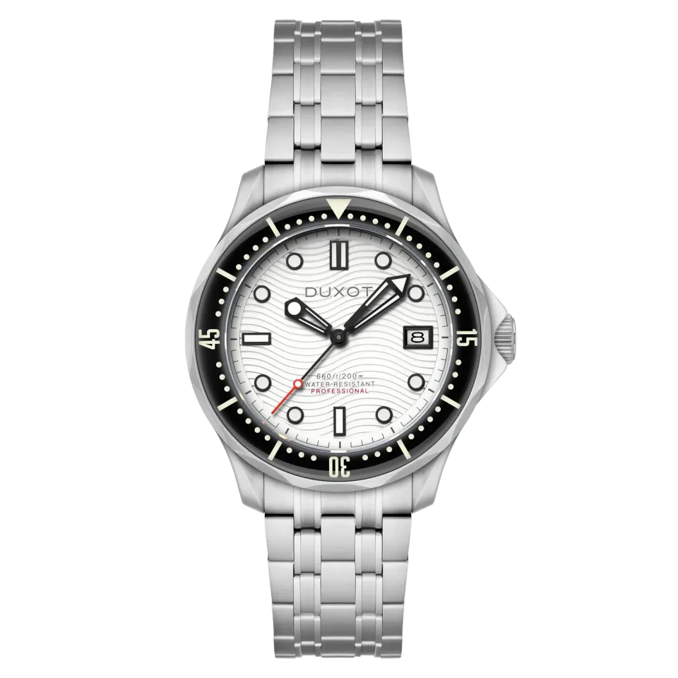Duxot Henri Diver Automatic klokke Matt Silver automatisk
