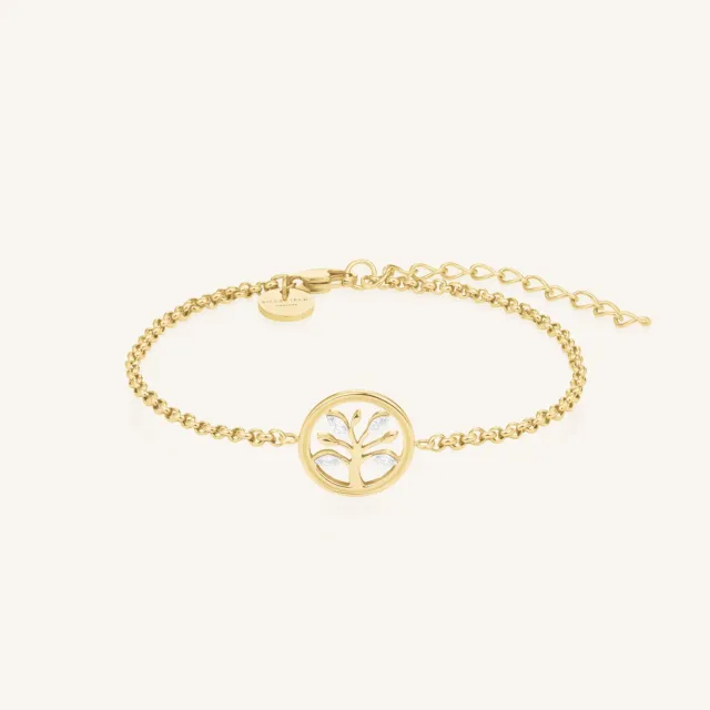 Rosefield Tree of Life Bracelet armbånd gull justerbart