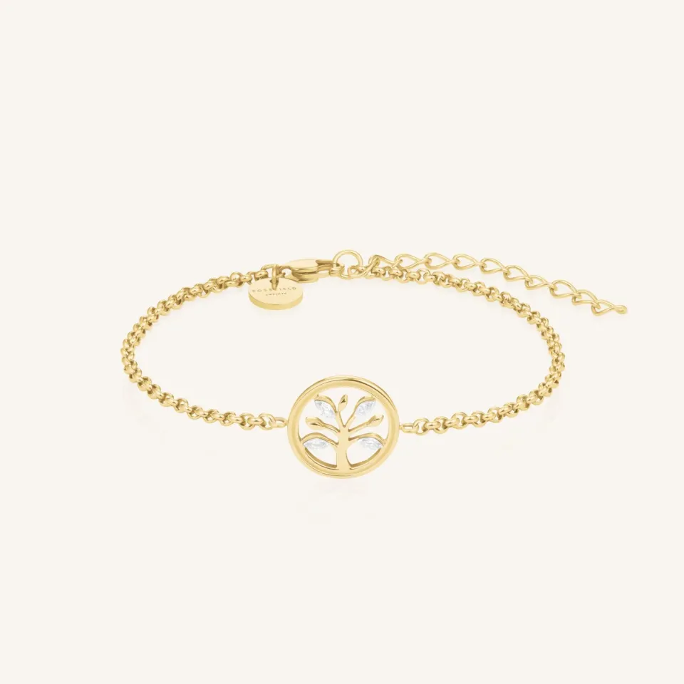 Rosefield Tree of Life Bracelet armbånd gull justerbart