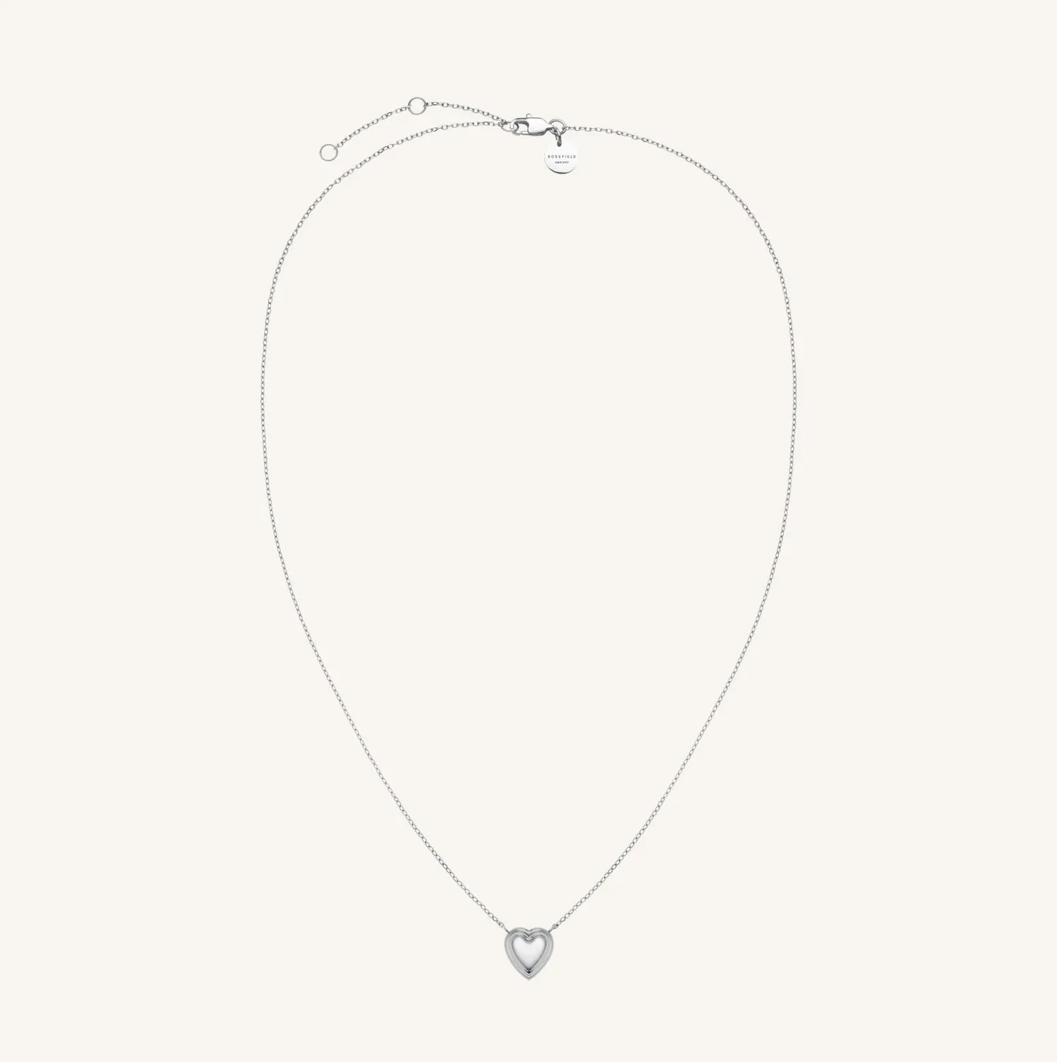 Rosefield Essentials Puffy Heart Necklace halskjede gull