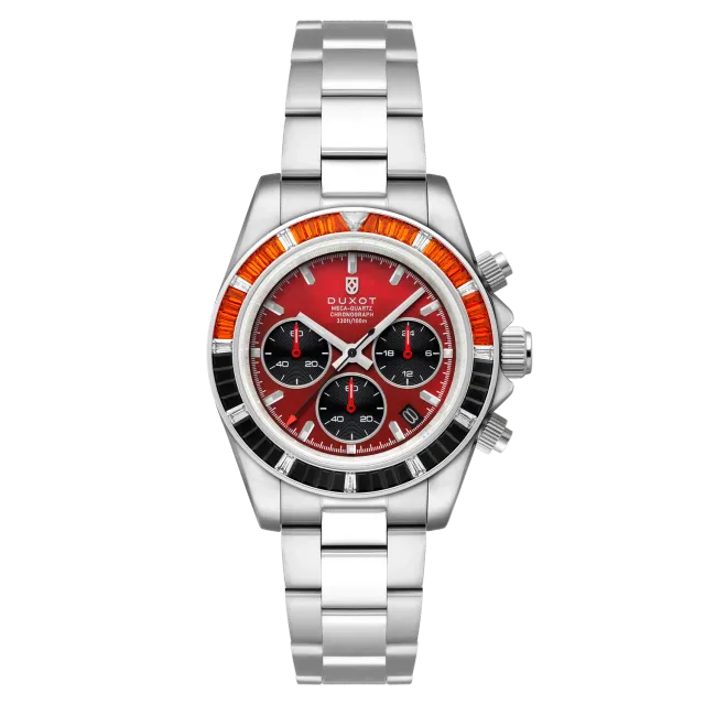 Duxot Accelero Pearl Red kronografklokke