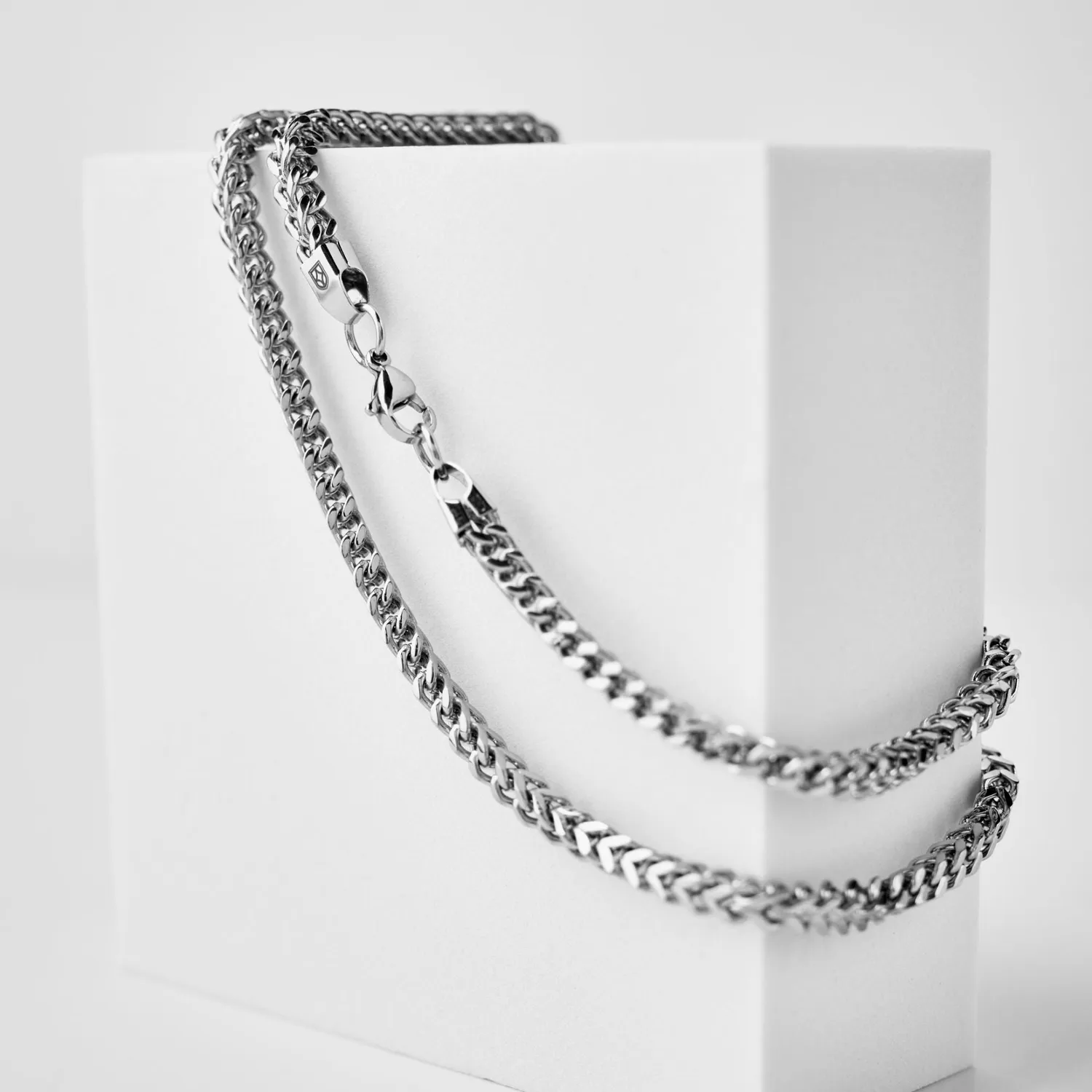 Duxot Accelero Cuban Link Chain halskjede Silver