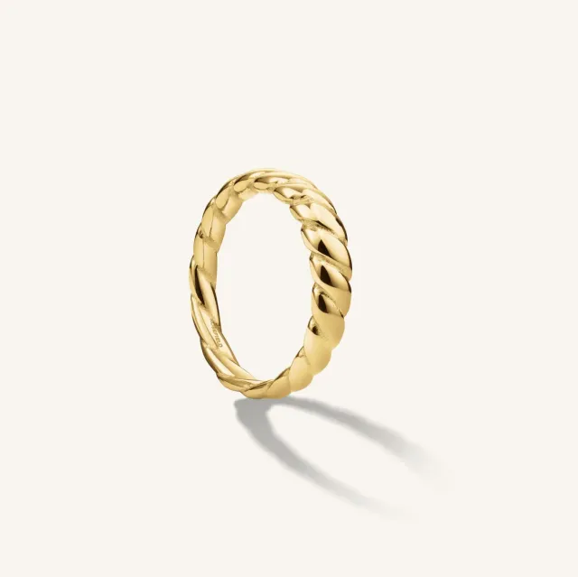Rosefield Essentials Small Croissant Ring ring gull