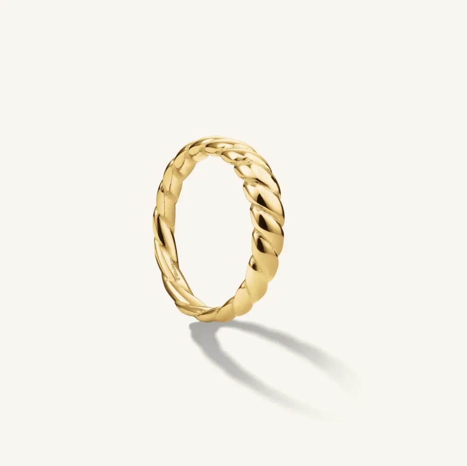 Rosefield Essentials Small Croissant Ring ring gull
