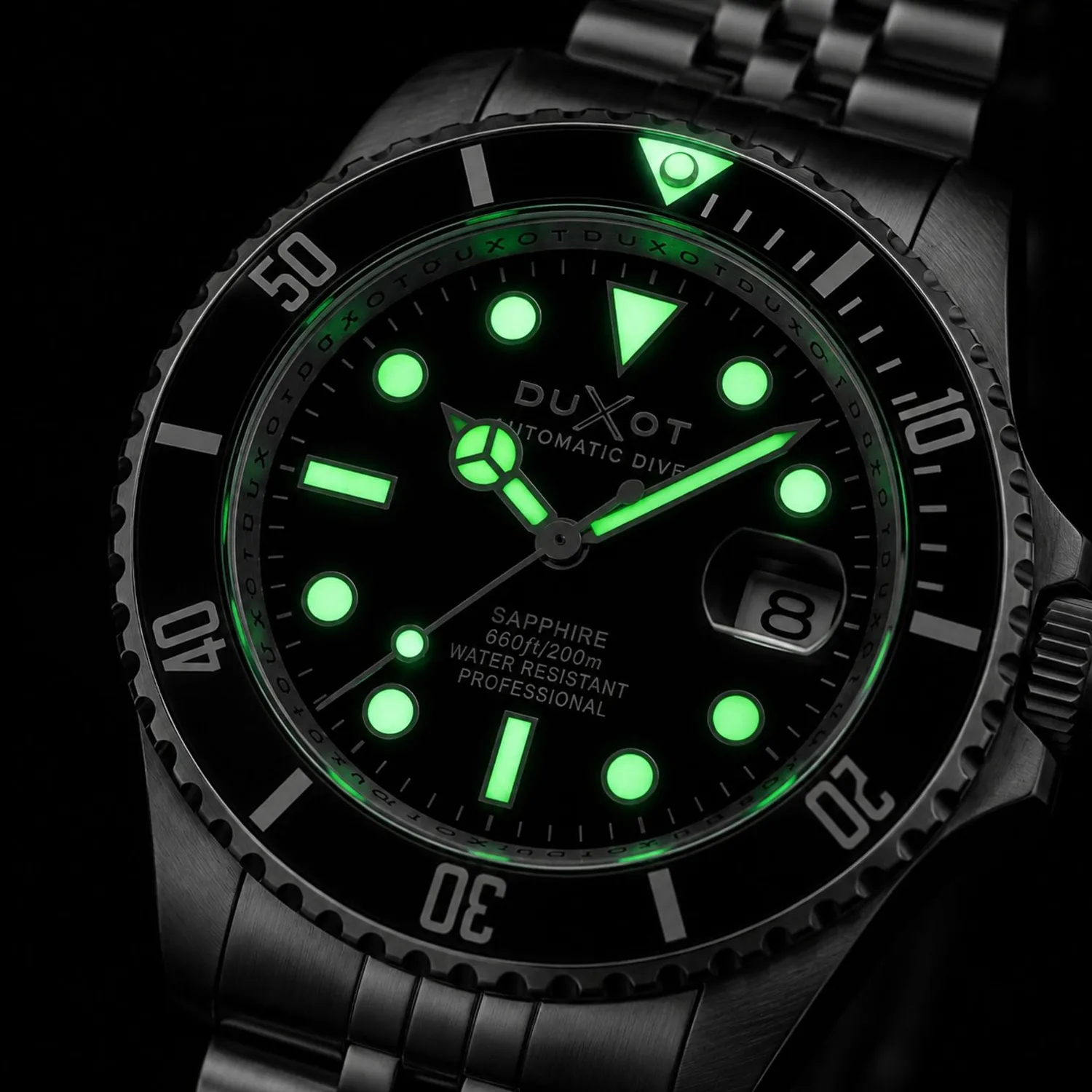 Duxot Atlantica Diver Automatic Charcoal Grey dykkerklokke