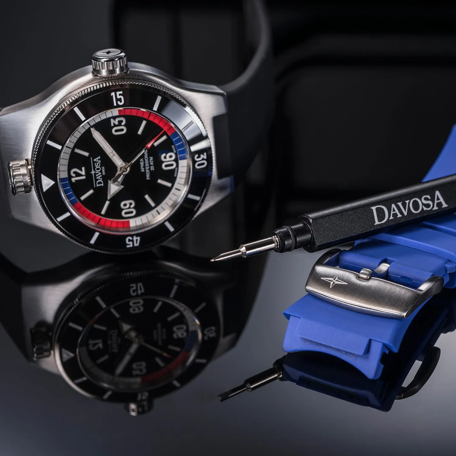DAVOSA Apnea Diver automatisk dykkerklokke 20 ATM
