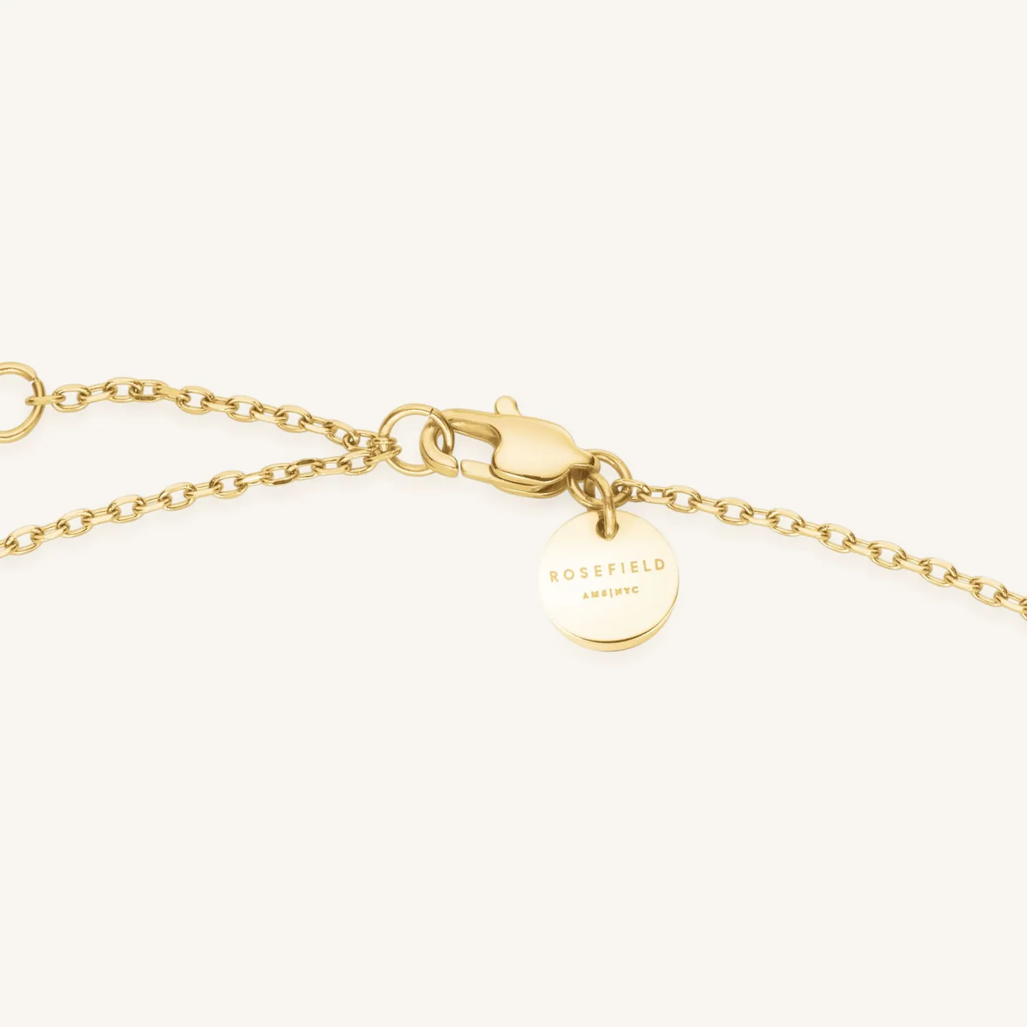 Rosefield Pearl Crystals Necklace halskjede gullbelagt 45–49 cm